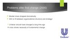 Prezentācija 'A Decade of Organizational Changes at "Unilever"', 21.