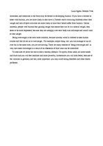 Eseja 'Psychological Problems', 2.