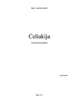 Referāts 'Celiakija', 1.