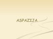 Prezentācija 'Aspazija un viņas dzīve', 1.