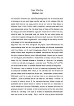 Eseja 'Edgar Allan Poe "The Black Cat"', 1.