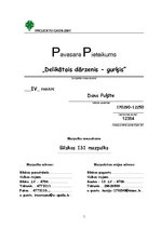 Paraugs 'Delikātais dārzenis - gurķis', 1.