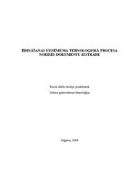 Referāts 'Ēdināšanas uzņēmuma tehnoloģiskā procesa norises dokumentu izstrāde', 1.