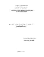 Referāts 'Tuberkulozes infekcijas izplatības ierobežošanas pasākumi stacionārā', 1.