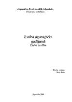 Konspekts 'Rīcība ugunsgrēka gadījumā', 1.
