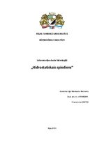 Paraugs 'Laboratorijas darbs hidroloģijā - hidrostatiskais spiediens', 1.