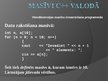 Prezentācija 'Masīvi C++ valodā', 11.