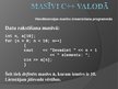 Prezentācija 'Masīvi C++ valodā', 11.