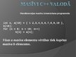 Prezentācija 'Masīvi C++ valodā', 13.