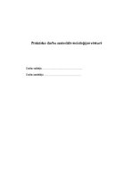 Referāts 'Praktisko darbu materiāls socioloģijas vēsturē', 1.