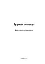 Referāts 'Ēģiptiešu civilizācija', 1.