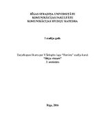 Eseja 'Kopsavilkums par Šekspīra lugu "Hamlets"', 1.