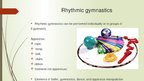 Prezentācija 'Rhythmic Gymnastics', 2.