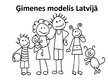 Prezentācija 'Ģimenes modelis Latvijā', 1.