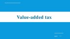 Prezentācija 'Value-Added Tax', 1.