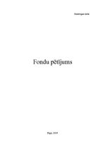 Konspekts 'Fondu pētījums', 1.