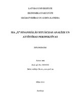 Diplomdarbs 'SIA "X" finansiālās situācijas analīze un attīstības perspektīvas', 1.