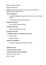 Konspekts 'Vienas mācību stundas konspekts', 1.