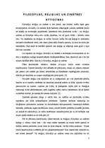 Referāts 'Filosofija, zinātne un reliģija', 2.
