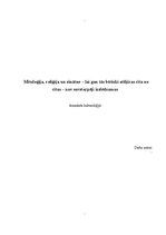 Eseja 'Mitoloģija, reliģija un zinātne, lai gan tās būtiski atšķiras cita no citas, nav', 1.