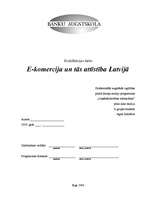 Referāts 'E-komercija un tās attīstība Latvijā', 2.