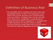Prezentācija 'Risk Factor in Business', 3.