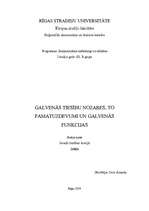 Eseja 'Galvenās tiesību nozares, to pamatuzdevumi un galvenās funkcijas', 1.