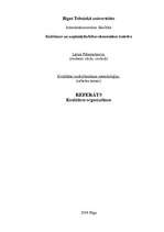 Referāts 'Kvalitātes nodrošināšanas metodoloģija ', 1.