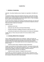 Prezentācija 'Leadership and It's Main Theories', 1.