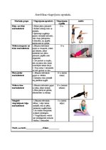 Konspekts 'Aerobikas vingrojumu komplekss', 1.