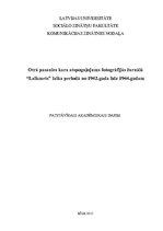 Referāts 'Otrā pasaules kara atspoguļojums fotogrāfijās žurnālā "Laikmets" laika periodā n', 1.