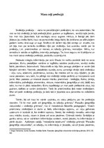 Eseja 'Mans ceļš skolotāja profesijā', 1.