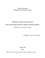 Konspekts 'Dzīves un darba mērķu apzināšanās un pašapziņas uzlabošana  jauniešiem', 1.