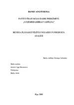 Biznesa plāns 'Biznesa plānam izvēlētās nozares un produkta analīze', 1.