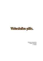 Konspekts 'Viduslaiku pilis', 1.