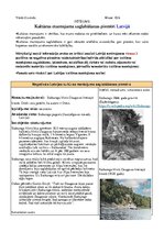 Konspekts 'Kultūras mantojuma saglabāšanas piemēri Latvijā.', 1.