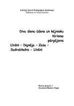 Referāts 'Tūrisma maršruts', 1.