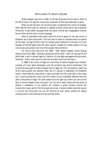 Eseja 'Monument of Oskars Kalpaks', 1.