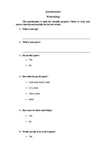 Paraugs 'Survey and Survey Report', 1.