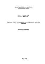 Referāts 'Uzņēmuma "X" mārketinga vides un stratēģijas analīze un darbības plānošana', 1.