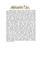 Referāts 'Aleksandra Čaka biogrāfija', 1.