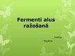 Prezentācija 'Fermenti alus razošanā', 1.
