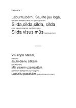 Konspekts 'Nodarbība pirmsskolas bērniem', 3.