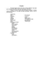 Konspekts 'Canada', 1.