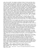 Eseja 'Witchcraft', 3.