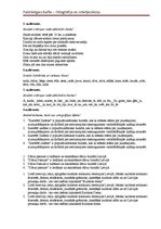 Konspekts 'Ortogrāfijas un interpunkcijas uzdevumi', 1.