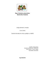 Konspekts 'Statiski nenoteicama rāmja aprēķins ar ANSYS', 1.
