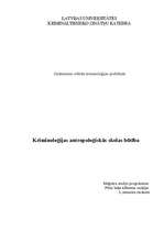 Referāts 'Kriminoloģijas antropoloģiskās skolas būtība', 1.