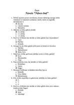 Konspekts 'Tests par noveli "Nāves ēnā"', 1.