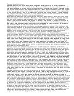 Eseja 'Teenage Drug Addictions', 1.